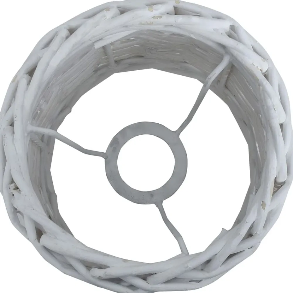Accessoires Pour Luminaires-vidaXL Abat-jour Osier 25x17 cm Blanc