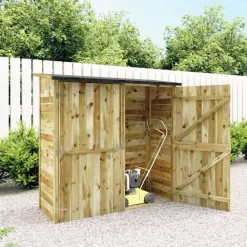Pelouses & Jardins-vidaXL Abri à outils de jardin Pinède imprégnée 182x76x175 cm