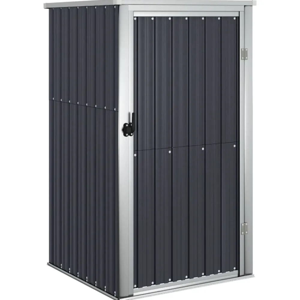 vidaXL Abri à outils de jardin 88x89x161 cm acier galvanisé