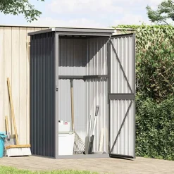 vidaXL Abri à outils de jardin 88x89x161 cm acier galvanisé