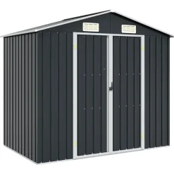 vidaXL Abri de jardin 205x129x183 cm Acier galvanisé