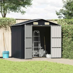 vidaXL Abri de jardin 205x129x183 cm Acier galvanisé