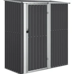 Pelouses & Jardins-vidaXL Abri de jardin 180,5x97x209,5 cm Acier galvanisé Anthracite