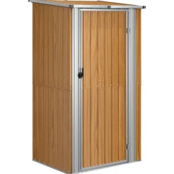 vidaXL Abri de jardin 118,5 x 97 x 209,5 cm Acier galvanisé