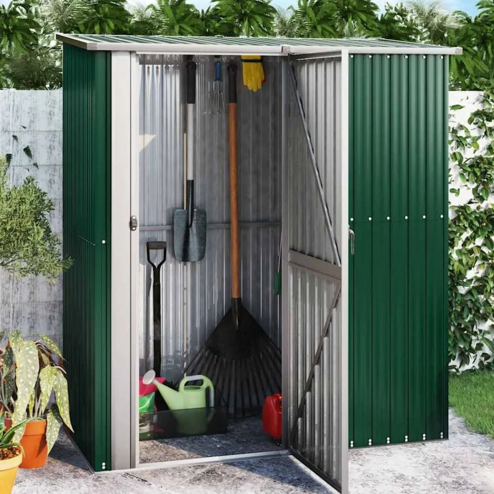 vidaXL Abri de jardin 180,5 x 97 x 209,5 cm Acier galvanisé