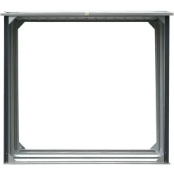 vidaXL Abri de stockage à bois Acier galvanisé 172x91x154cm