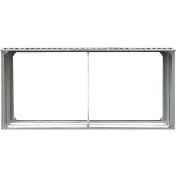 Accessoires Pour Cheminées & Poêles À Bois-vidaXL Abri de stockage de bois Acier galvanisé 330x92x153 cm Gris