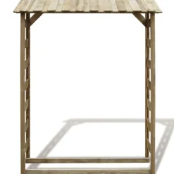 vidaXL Abri de stockage du bois de chauffage 150x44x176 cm Pin imprégné