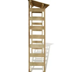 vidaXL Abri de stockage du bois de chauffage 150x44x176 cm Pin imprégné