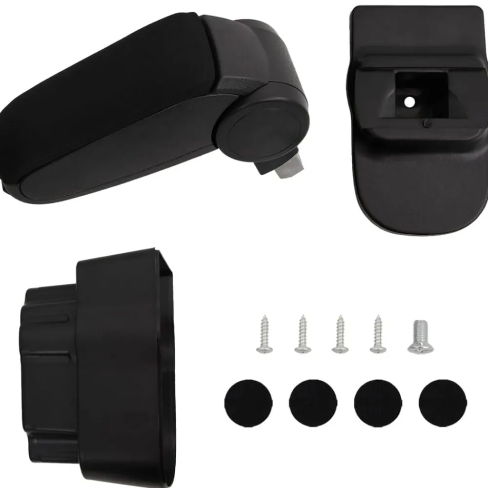 Pièces Détachées Pour Véhicules-vidaXL Accoudoir de voiture noir 12x37x(31-48) cm ABS
