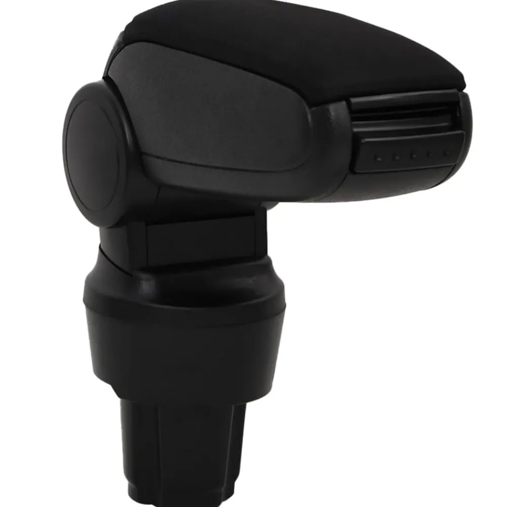 vidaXL Accoudoir de voiture noir 13x33x(33-49) cm ABS