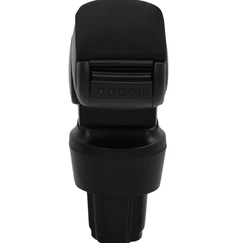 vidaXL Accoudoir de voiture noir 13x33x(33-49) cm ABS