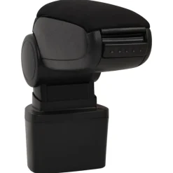 vidaXL Accoudoir de voiture noir 14,5x31,5x(30-48) cm ABS
