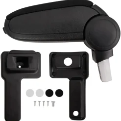 Pièces Détachées Pour Véhicules-vidaXL Accoudoir de voiture noir 14,5x32x(27-46) cm ABS