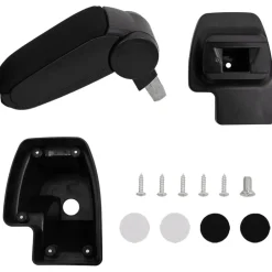 vidaXL Accoudoir de voiture noir 15x35x(33-49,5) cm ABS