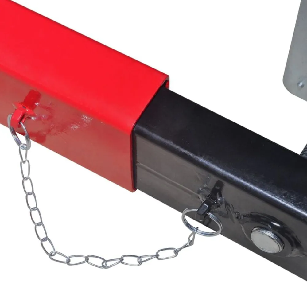 Equipement & Outils De Garage-vidaXL Adaptateur de traverse 2 tonnes Rouge