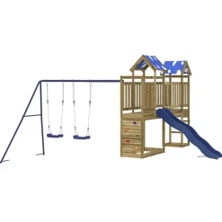vidaXL Aire de jeux d'extérieur bois de pin imprégné
