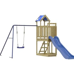 vidaXL Aire de jeux d'extérieur bois de pin imprégné
