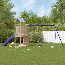 Jeux De Plein Air-vidaXL Aire de jeux d'extérieur bois de pin massif