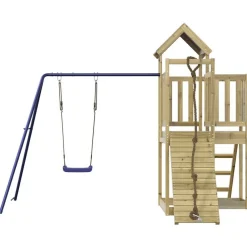 vidaXL Aire de jeux d'extérieur bois de pin imprégné