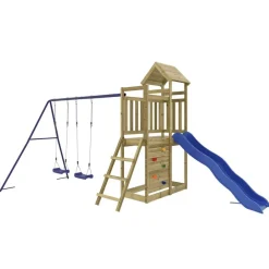 vidaXL Aire de jeux d'extérieur bois de pin imprégné