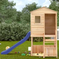 vidaXL Aire de jeux d'extérieur bois massif de sapin