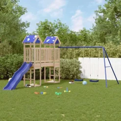 vidaXL Aire de jeux d'extérieur bois de pin massif