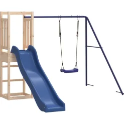 vidaXL Aire de jeux d'extérieur bois de pin massif