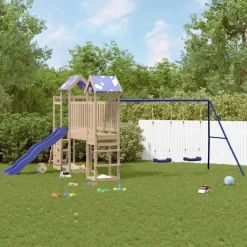 vidaXL Aire de jeux d'extérieur bois de pin massif