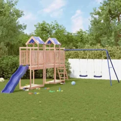 vidaXL Aire de jeux d'extérieur bois massif de douglas