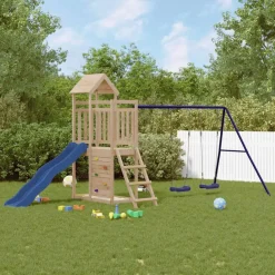 vidaXL Aire de jeux d'extérieur bois de pin massif