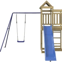 vidaXL Aire de jeux d'extérieur bois de pin imprégné