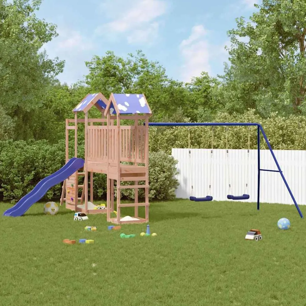 Jeux De Plein Air-vidaXL Aire de jeux d'extérieur bois massif de douglas