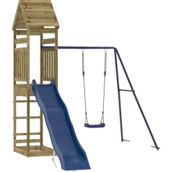vidaXL Aire de jeux d'extérieur bois de pin imprégné