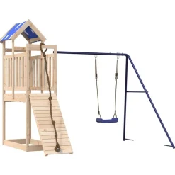 vidaXL Aire de jeux d'extérieur bois de pin massif