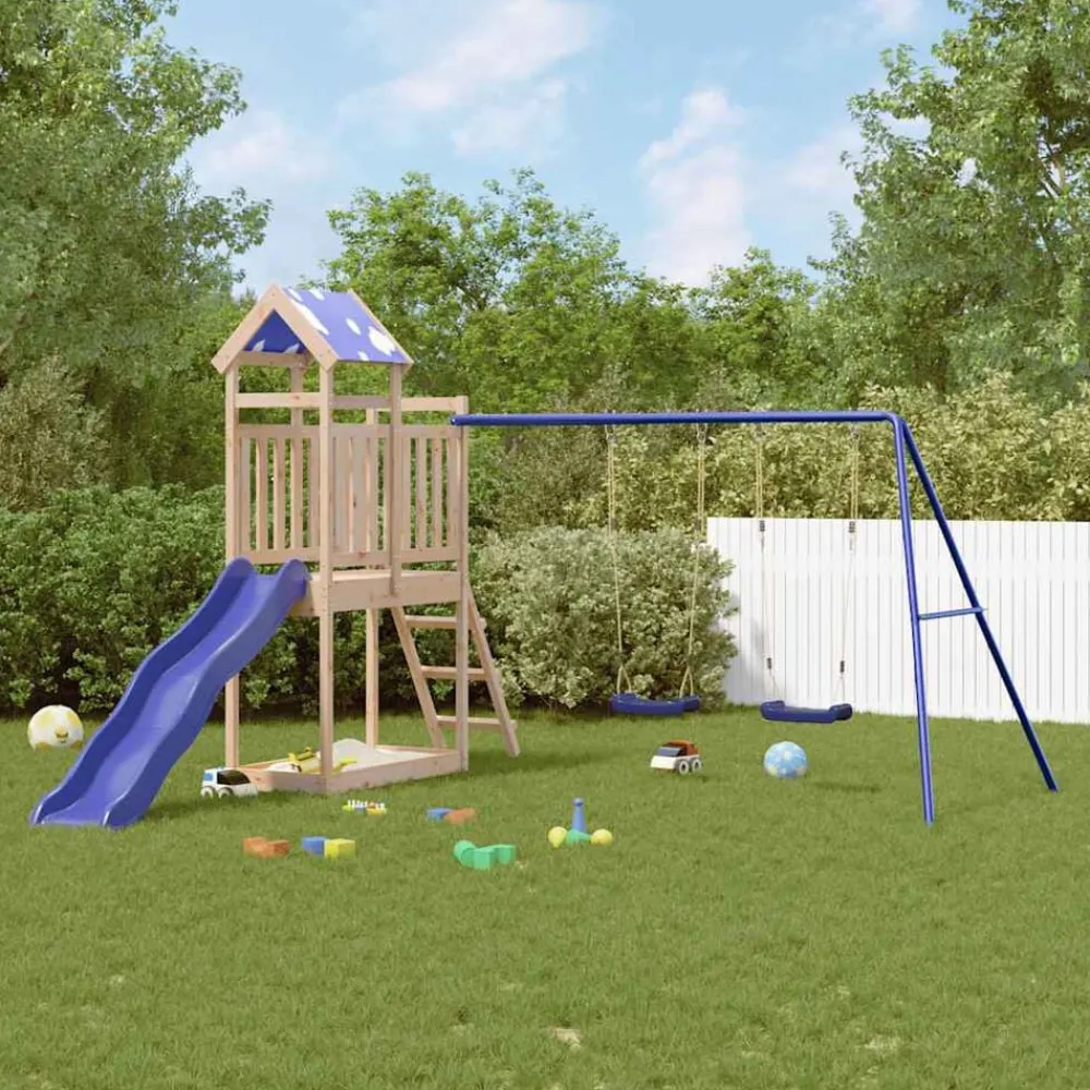 Jeux De Plein Air-vidaXL Aire de jeux d'extérieur bois de pin massif