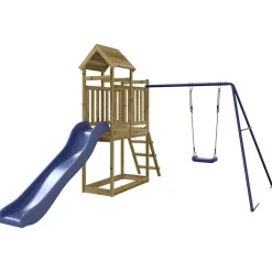 vidaXL Aire de jeux d'extérieur bois de pin imprégné