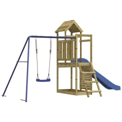 vidaXL Aire de jeux d'extérieur bois de pin imprégné