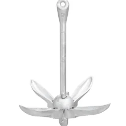 Pièces Détachées Pour Véhicules-vidaXL Ancre pliable argenté 8 kg fonte galvanisée à chaud