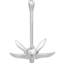 Pièces Détachées Pour Véhicules-vidaXL Ancre pliable argenté 4 kg fonte galvanisée à chaud