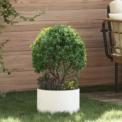 vidaXL Anneau de jardinière 30 x 30 x 20 cm Acier laminé à froid