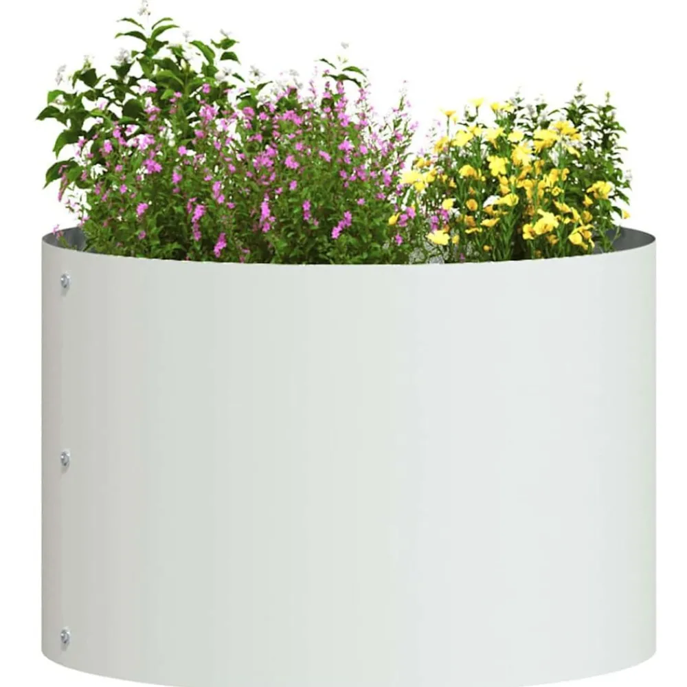 vidaXL Anneau de jardinière 30 x 30 x 20 cm Acier laminé à froid