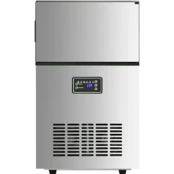 vidaXL Appareil à glaçons argenté 45 kg / 24 h