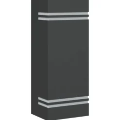 vidaXL Applique murale d'extérieur acier inoxydable