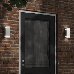 vidaXL Applique murale d'extérieur é acier inoxydable
