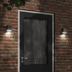 vidaXL Applique murale d'extérieur acier inoxydable
