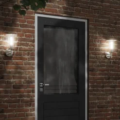 vidaXL Applique murale d'extérieur é acier inoxydable