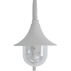 Luminaires-vidaXL Applique murale de jardin E27 120 cm Aluminium Blanc