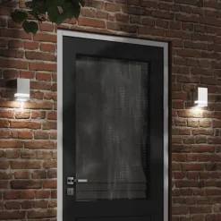 vidaXL Applique murale d'extérieur é acier inoxydable