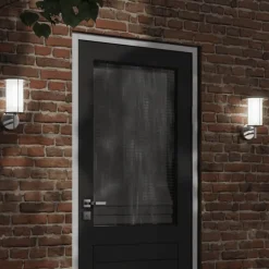 vidaXL Applique murale d'extérieur é acier inoxydable